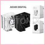 ♞,♘,♙DEEPCOOL AK400 DIGITAL CPU 空氣冷卻器單塔 4 熱管適用於 LGA1700/1200