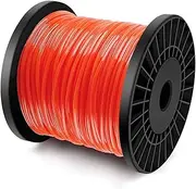 Forever Speed Lawn Trimmer Thread Lawn Mowing Line Replacement Line Nylon Thread Brush Cutter Trimmer Line 5-Point Diameter 2.8 mm x 100 m Red