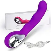 G Spot Vibrator Dildo with 12 Vibration Modes, Soft Silicone Powerful Vibrating Massagers for Clitoral Vagina and Anal Stimulation, Adult Sex Toys for Women or Men
