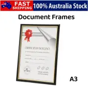 1PCS A3 Document Frames Certificate Picture Award Frame Business Registration AU