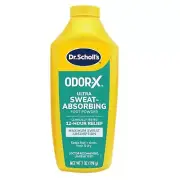 Dr Scholl's Ultra Sweat Absorbing Foot Powder 7 oz