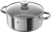 Zwilling J. A. Henckels 64042-200 Zwilling Joy Joy Stew Pot, 7.9 inches (20 cm), Two-Handed, Stainless Steel, Induction Compatible, Japanese Authentic Product