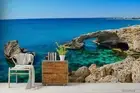 3D Ocean Cliff Wallpaper Wall Mural Removable Self-adhesive 79