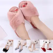 Ladies Plush Slipper Slip On Fuzzy Slippers Fashion Furry Women Indoor Non-slip