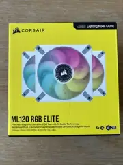 Corsair ML120 RGB ELITE Lightning Node CORE Magnetic Levitation Bearing 120mm...
