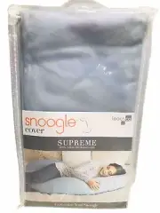 New LEACHCO Snoogle Cover - Supreme - Cool Blue Organic/Removal/Plush