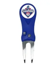 Texas Rangers 2023 World Series MLB Golf Ball Marker + Switchblade Divot Tool