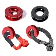 4WD Off-road On-road Recovery Snatch Block Winch Ring Soft Shackle Towing Rope