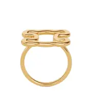 Triomphe Frame Large Ring in Brass with Gold Finish 50 Yellow