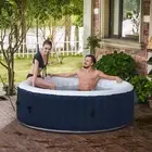 6 Person 210x210CM 130 Jets Hot Tub Inflatable Spa Massage Portable Outdoor Bath