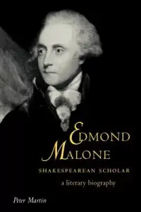 在飛比找博客來優惠-Edmond Malone, Shakespearean S