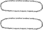 2PCS 14 inch 3/8 LP .050 Inch Gauge 52 Drive Links Chainsaw Chains Fit for Echo, Ryobi, Milwaukee, Worx, Poulan and More 14 inch Chainsaw Chains