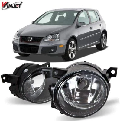 WINJET Factory Style Fog Lights - CLEAR LENS - Fits 2006-2009 Volkswagen GTI (for: Volkswagen)