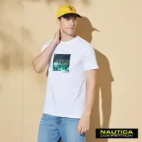 在飛比找momo購物網優惠-【NAUTICA】男裝 COMPETITION海浪印花短袖T