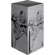 DC Comics Cyborg Xbox Series X Console Skin - Cyborg Comic Pop