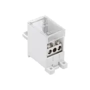 1 In 3 Out DIN Terminal Blocks 250A Max Input Distribution Block