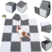 Foam Play Mat Thick Soft EVA Interlocking Foam Floor Mats Children Yoga Exerc...
