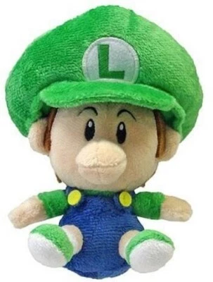 Little Buddy Super Mario Bros. Baby Luigi 5" Plush [New Toy] Plush