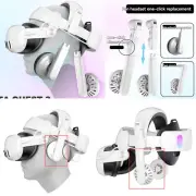 VR Accessory For Quest 3 Headband Noise Reduction Stereo Headphone Fan Charging