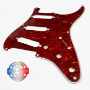 Wide Bevel Celluloid Tortoise 8 Hole Pickguard for '57 Reissue Stratocaster USA