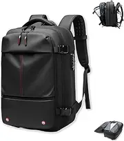 [Generic] Airback Backpack, Airback Vacuum Backpack, 60L Expandable Travel Backpack with Vacuum Compression, Anti-Theft Design for Business, Travel, and Outdoor