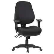 LOGAN LOW BACK Multi-Seating Chair BLACK FABRIC
