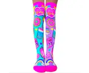 Madmia Sweets & Treats Long Knee High Socks Pair Unisex - Sweets And Treats