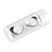 Wireless Touch Bluetooth Headset With Magnetic Charging Automatic Pairing White Earbuds