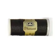 DMC Diamant Thread, 35m Hand Embroidery Thread, Colour D310, EBONY or BLACK
