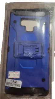 Samsung note 9 blue cube case