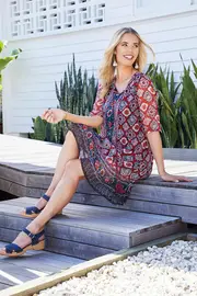 Urbino Print Dress--ORI-71172