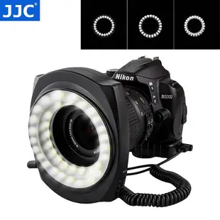 極致優品 JJC LED-48IO 環形LED燈 環形微距攝影燈 佳能760D 750D 77D 80D 5D4 R6 SY1355