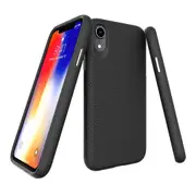 For iPhone XR Case, Armor Black Shockproof Protective Durable Slim Phone Cover