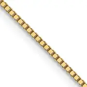 20 Inch 10K .8mm Box Chain