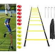 Football Fitness Speed Training Equipment Exercise Agility Ladder Cones