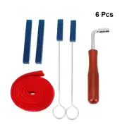 6pcs piano tool kit Piano Tuner Tool Piano Tuning Set Piano Mute Kit