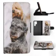 FLIP CASE FOR SAMSUNG GALAXY|POODLE DOG SLEEPING PUPPY