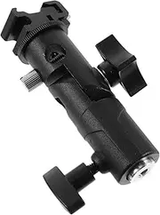 Vaguelly Professional Flash Umbrella Bracket E Type Light Stand Mount with Joint for Photography Softbox and Umbrella Compatible Tripod Base