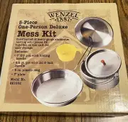NIB Wenzel 1887 5 Piece One Person Deluxe Mess Kit