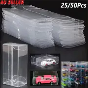 1:64 Clear Plastic PVC Display Box Case For Diecast Model Toy Car Protector AU