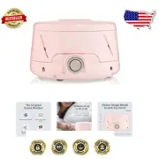 Compact Pink White Noise Machine: Dual-Speed for Sleep Therapy & Travel Comfort