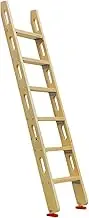 Bunk Bed Ladder with Hook Bracket and Non-Slip Feet, Floor Standing RV Loft Bed Ladder for Dorm Loft 300kg/660lbs(6-Steps-175cm)