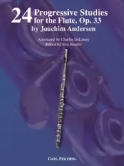 24 Progressive Studies for the Flute Op. 33 - Joachim Andersen - Flute Carl Fisc
