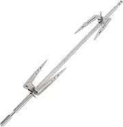 1 Set Stainless Steel BBQ Forks for Grilling Fish Meat Durable Air Fryer Cooking Utensils High Temperature Resistant Kitchen Grill Forks for BBQ Lovers