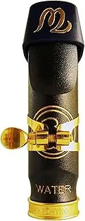 Theo Wanne Water Alto Saxophone Mouthpiece - Versatile Traditional sound - Great for All Styles - Small-Chamber & Throat – special Black A.R.T Material