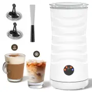 [UK Direct] LEONX ZP208 Electric Milk Frother Automatic Milk Steamer 4-in-1 Hot & Cold Foam Maker 240ml Milk Warmer for
