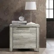 Alice Bedside table White Ash