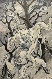 WOLFMAN'S FOREST ** MIKE BENNETT'S ORIGINAL ART (2025) 101/06/25
