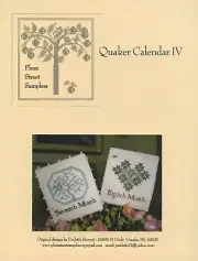 Plum Street Samplers - OOP - 2007 - Quaker Calendar IV