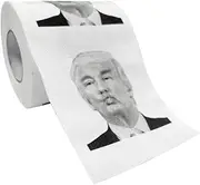 Trump Toilet Paper Roll Novelty Toilet Paper Prank Funny Joke Toilet Paper Gimmick Gifts for Republicans and Democrats